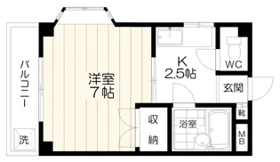 ビアン中川【2階】の間取り