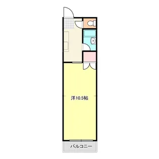 藤本マンション(鴨部)【2階】の間取り