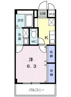 Link ノーヴァ【4階】の間取り
