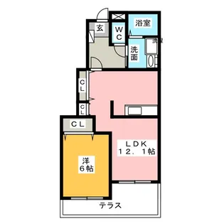 i-Fiore A【1階】の間取り
