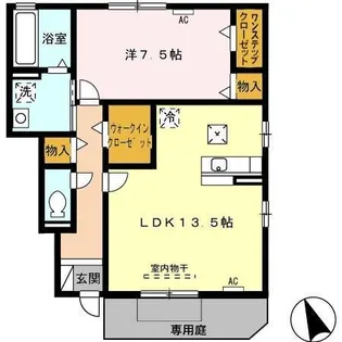 パステルプラザ 長良公園 A【1階】の間取り