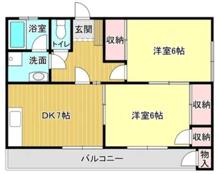 エクスト神田町【1階】の間取り