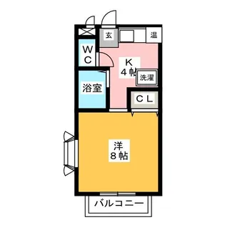 ミトラス名塚【2階】の間取り