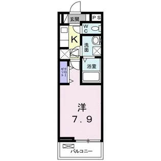 クラウンハイツ【1階】の間取り
