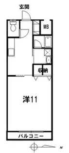 緑館4【3階】の間取り
