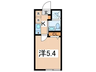 スカーレット六角橋【1階】の間取り