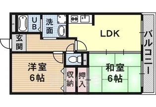 カルム桜ヶ丘【5階】の間取り