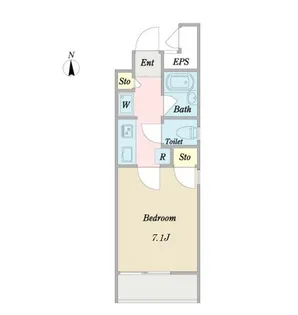 ル・クレソンヴェール【2階】の間取り
