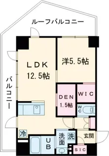 プレミア亀有【6階】の間取り