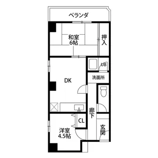 MOMO12千葉中央【9階】の間取り