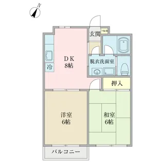 ラネージュ【2階】の間取り