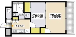 エイトバレー上天満【3階】の間取り