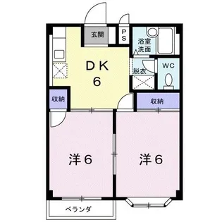 エルデイムわしかわ【2階】の間取り