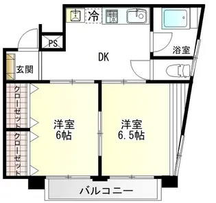 シャルマン鷺宮【2階】の間取り