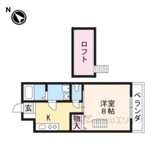 パルティール10【2階】の間取り