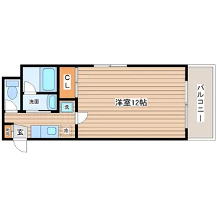 サンライズ【3階】の間取り
