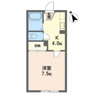 加賀野壱番街 B【1階】の間取り