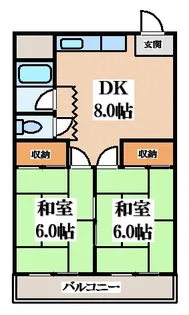 メゾン深野【2階】の間取り