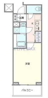 Log登戸station side【2階】の間取り