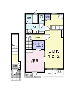 ブリーゼ ツヴァイ【2階】の間取り