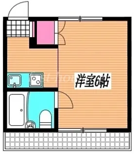 サンハイツ西荻2号棟【1階】の間取り