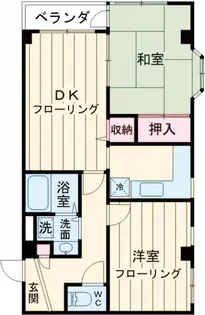 コート柿ノ木【2階】の間取り