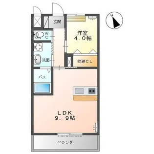 ヴェル・エール【2階】の間取り
