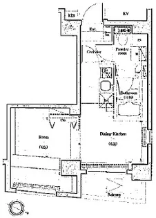 PREMIUM CUBE笹塚【8階】の間取り