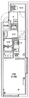 Asway日暮里【2階】の間取り
