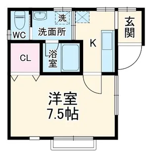 Y’s アパルム【1階】の間取り