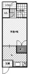 サニーハイツ石津東【1階】の間取り