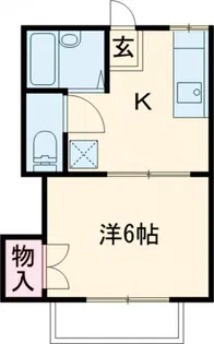 タウニィフルタ【2階】の間取り