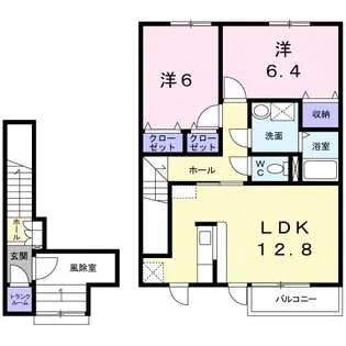 プレアデス【2階】の間取り