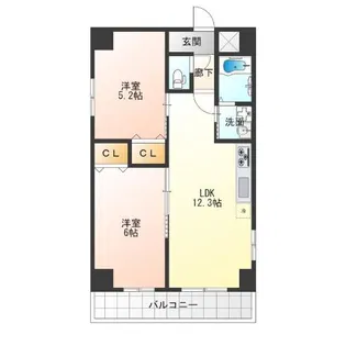 Primo Passo1【4階】の間取り
