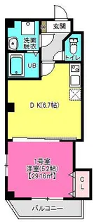 エクセレントコート幕張【4階】の間取り