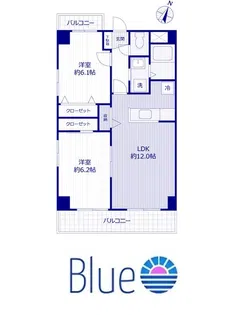 パークリージェンシー湘南平塚【5階】の間取り