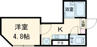 レクラン五反野【3階】の間取り