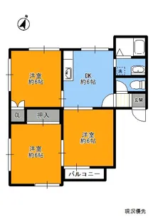 ユートリー利府【2階】の間取り