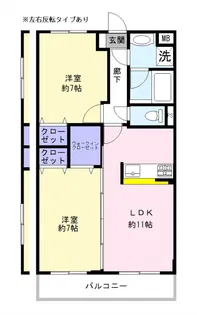 BIRKE(ビルケ)【3階】の間取り