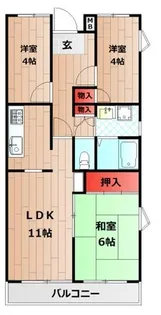 カサベルデ【3階】の間取り