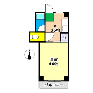 ドエル寿【3階】の間取り
