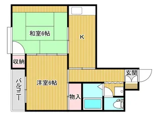 ラ・メゾン・ドゥ・コリン【3階】の間取り