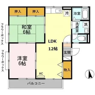 レーブ平井【2階】の間取り