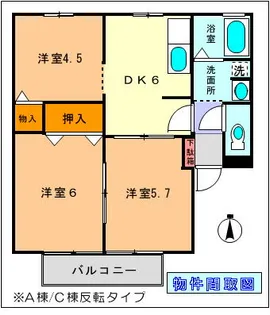 コーポ トーマス【1階】の間取り