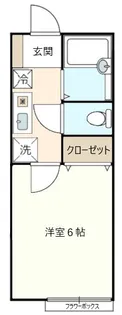 コーポカトレア【1階】の間取り