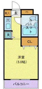 神奈川県横浜市港北区綱島西2【マンション】の間取り