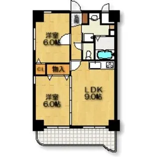 セラン千種【6階】の間取り