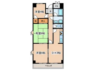 KRプラザ【3階】の間取り