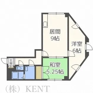 野々村ビル【2階】の間取り
