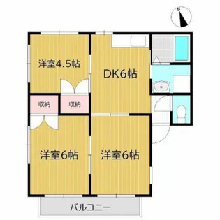 キャッスル豊成【2階】の間取り